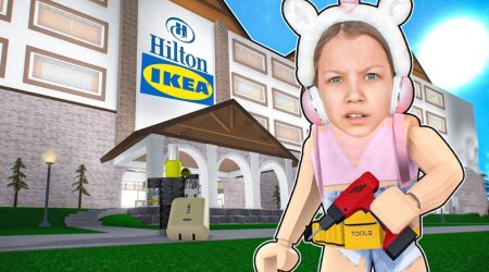 Построим отель для голодных в IKEA Роблокс